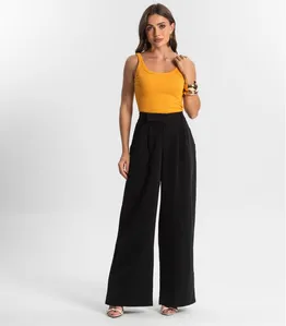 Calça Feminina Em Alfaiataria Endless Preto GG