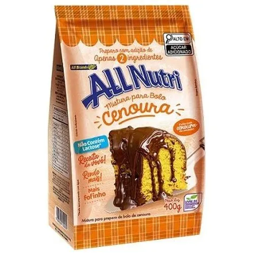 Mistura para Bolo AllNutri Cenoura 400g