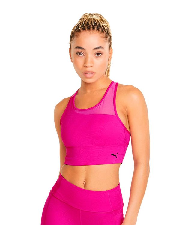 Top Puma Mid Impact Flawless Feminino - G