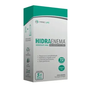 Hidratante Anal Hidraenena 5 Bisnagas e 5 Aplicadores