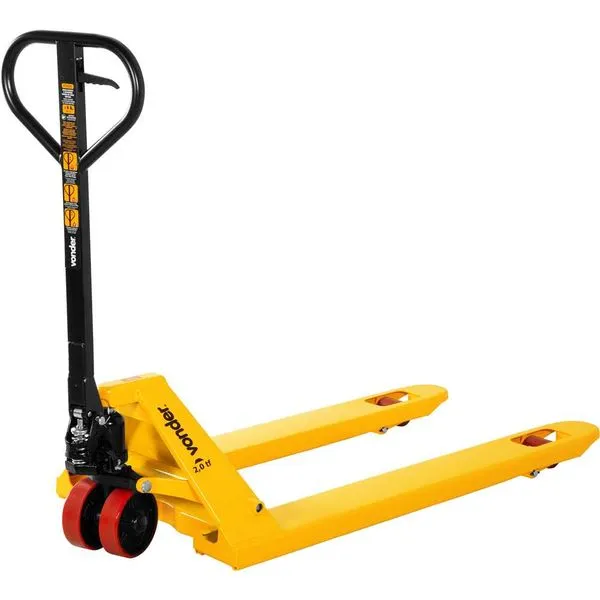 Paleteira hidráulica 2,0 tf 1.150 mm x 685 mm roda simples PSP 206 VONDER