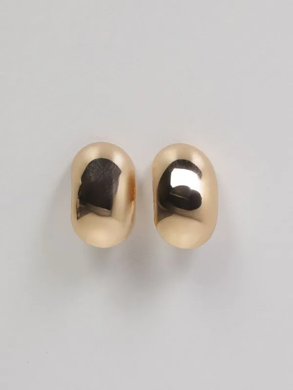 Brinco Botão Bold DOURADO