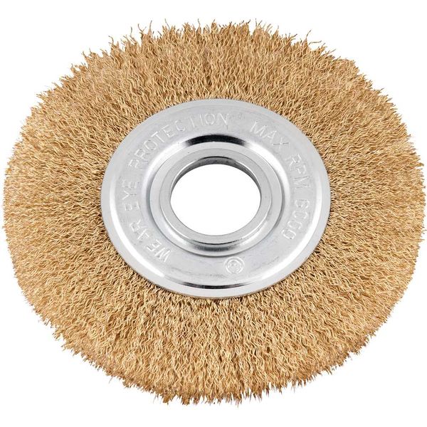 Escova Circular 6" x 1/2" com Buchas de Redução - VONDER