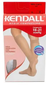 Meia Curta 3/4 com Ponteira Média compressão Mel G