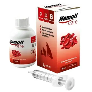 Suplemento Alimentar Hemoli Care Multivitamínicos Labocare Para Cães E Gatos 30ml (MP)