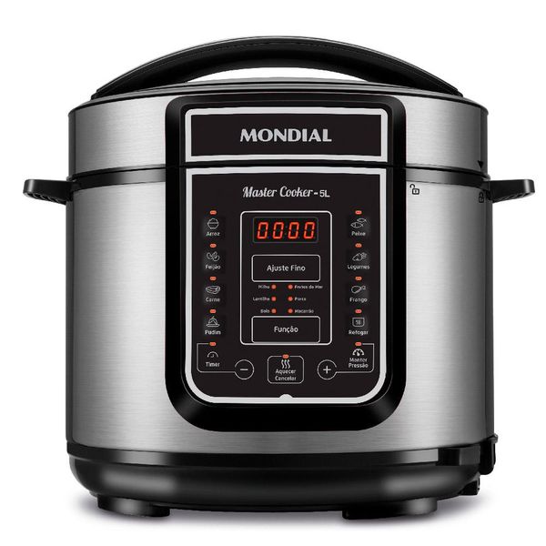 Panela de Pressão Elétrica Mondial  Digital Master Cooker PE-38 110V