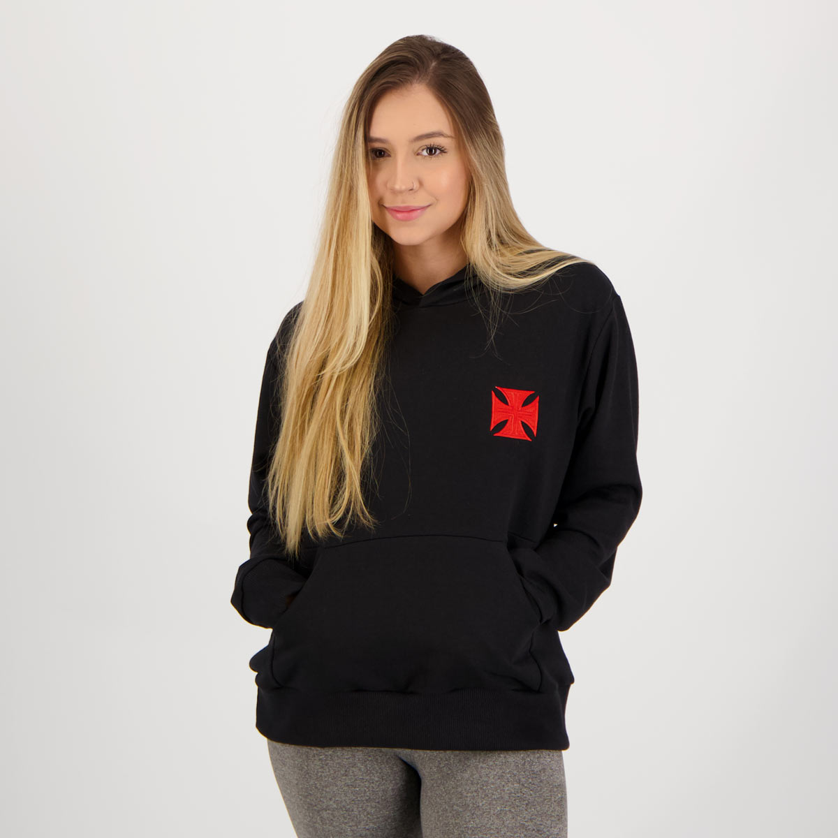 Moletom Vasco Giant Feminino Preto