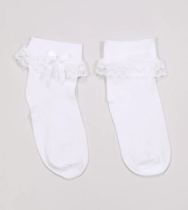 Meia Festa Charme - 22 Tam. 17 a 32 Branco - 21 a 24