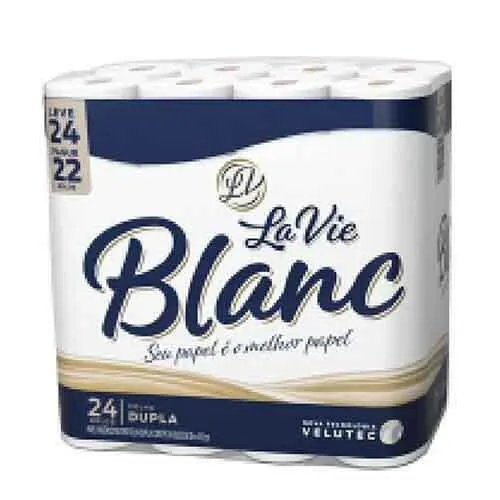 Papel Higiênico La Vie Blanc Leve 24 Pague 22