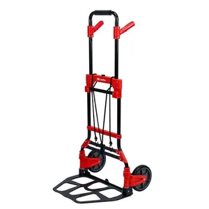 Carrinho de Carga Dobrável 150kg Plataforma 485x350mm Alça Telescópica MTX 982089 Carrinho de Carga Dobrável 150kg Alça Telescópica MTX 982089