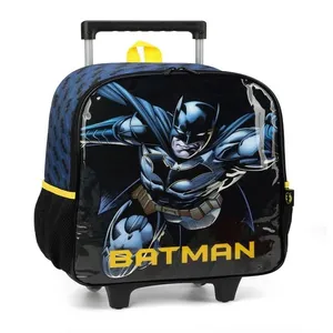 Mochila de Rodinhas Infantil Batman Preto IC39252BMPT - Luxcel