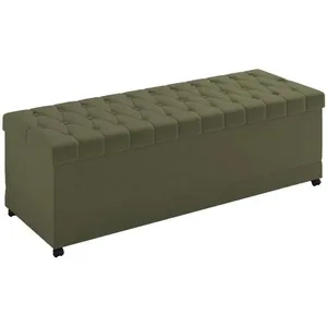 Recamier Calçadeira Bau 140 Cm Rodizios Madi Corano Tcs 357 Peer Tcs 357