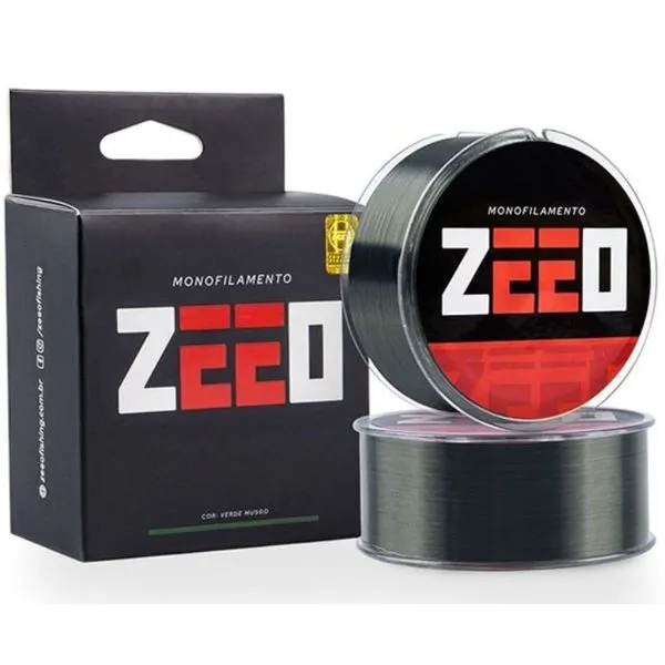Linha Zeeo Monofilamento 0,45mm 29lb 300m Verde Musgo