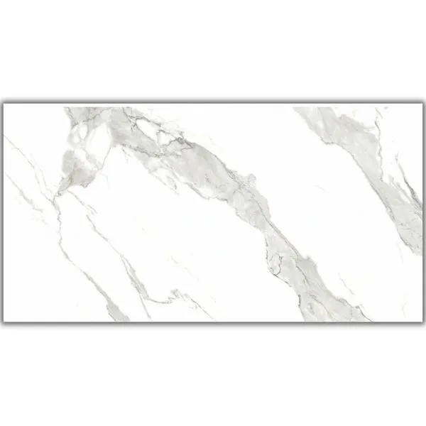 Piso Gran Statuario Polido Retificado 60x120cm Caixa com 2,16m²/3 Peças - 50152D - FORMIGRES