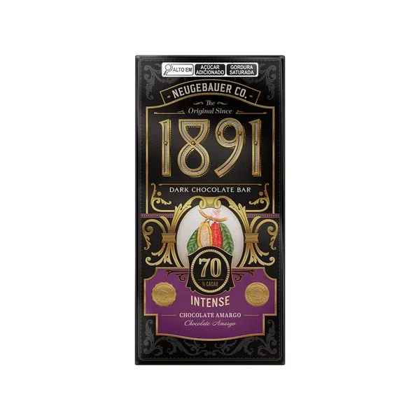 Chocolate Amargo 70% Cacau 1891 Intense 45g