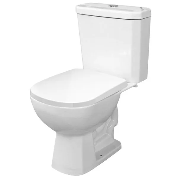 Kit Bacia com Caixa Acoplada e Assento Square Quadrado Duo Flow 6L Polipropileno Branco Lorenzetti Kit Bacia com Caixa Acoplada e Assento Square Quadrado Duo Flow Polipropileno Branco Lorenzetti