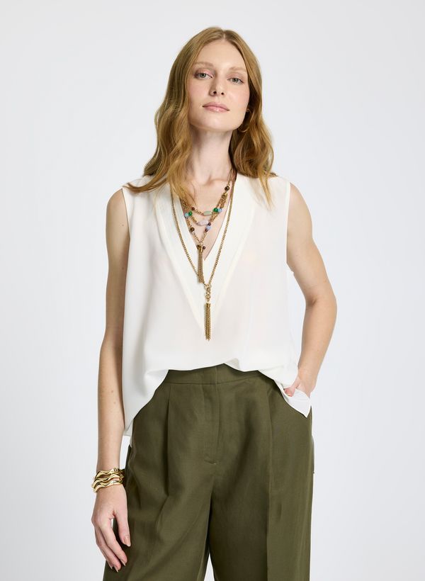 Blusa Le Lis Duda Seda Feminina 38