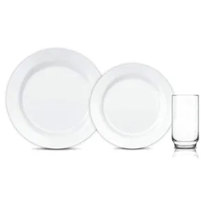 Aparelho de Jantar 12 Peças com Copo Menu Duralex