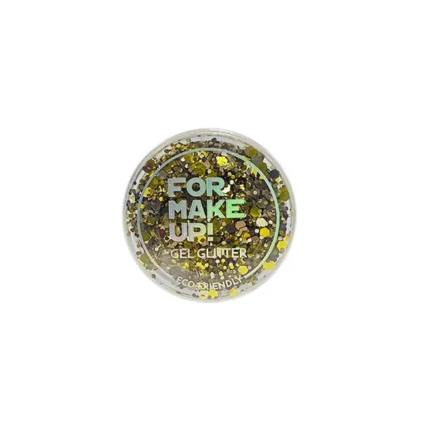 Glitter Gel For Make Dourado - 17g