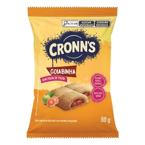 Mini Barra de Biscoito Cronn's Goiabinha 50g