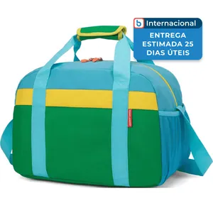 Bolsa Esportiva Unissex Hawlander Pequena Verde/Amarelo A-MBI