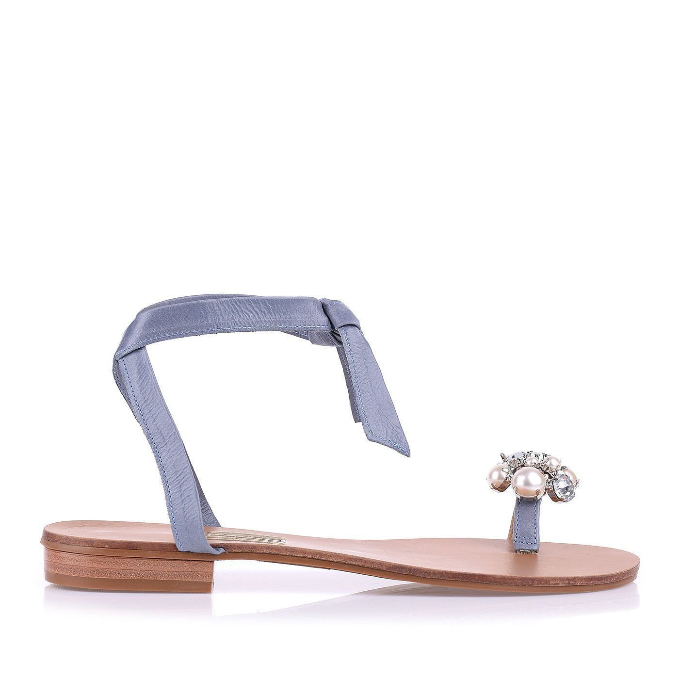 Flat Couro Denim