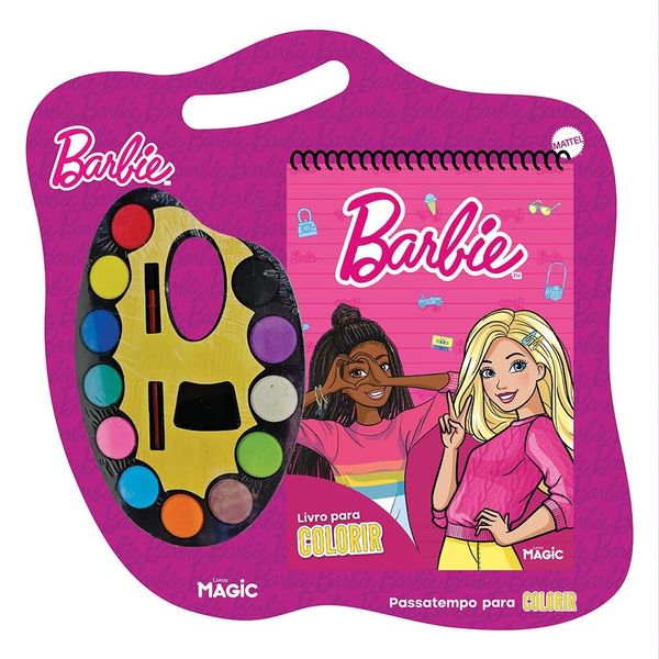 BARBIE - PASSATEMPO PARA COLORIR - MAGIC KIDS