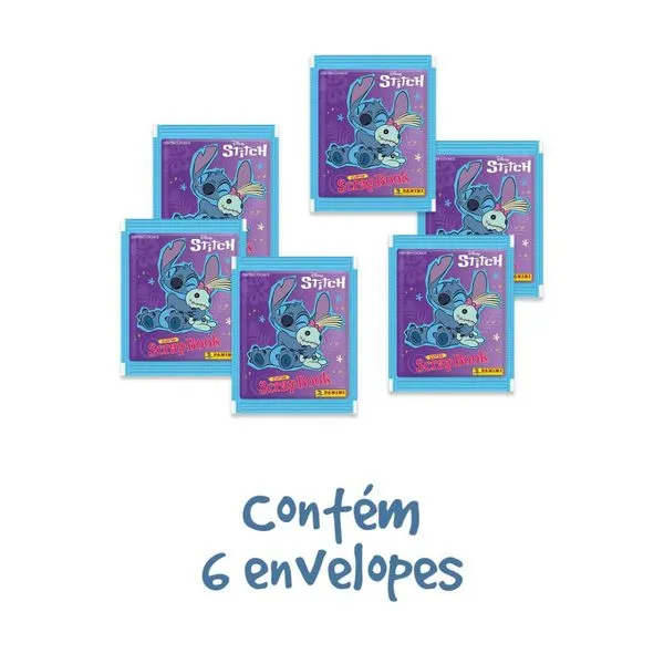 Stitch - Super ScrapBook - Kit Com 6 Envelopes