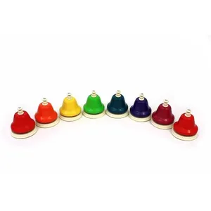 Sinos de Mesa CNDB-D 8 Notas Musicais Colorido Metal e Plastico Boomwhackers Sinos de Mesa CNDB-D 8 Notas Musicais Colorido Boomwhackers