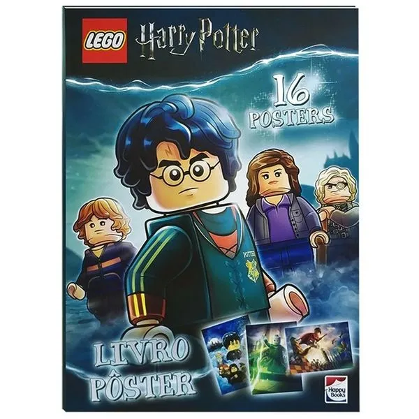 Livro Infantil - Lego Harry Potter - Livro Pôster - Happy Book
