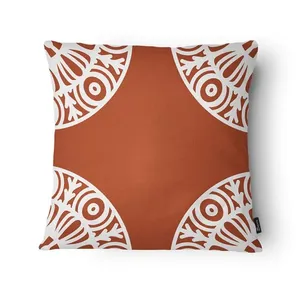Capa Almofada Winter Pallet 1193321 Microfibra Terra Siena 43x43cm 1193321 - Tuti Gottô