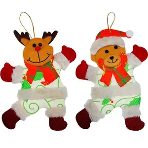 Kit Enfeites Natalinos Dupla de Natal para Decoração de Árvore com 3 Ursos e 3 Renas Verde Outras Marcas Kit Enfeites Natalinos Dupla de Natal com 3 Renas e 3 Ursos para Árvore Verde Outras Marcas