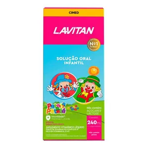 Vitamina Infantil Lavitan Patati Patatá Tutti Frutti 240ml Solução Oral