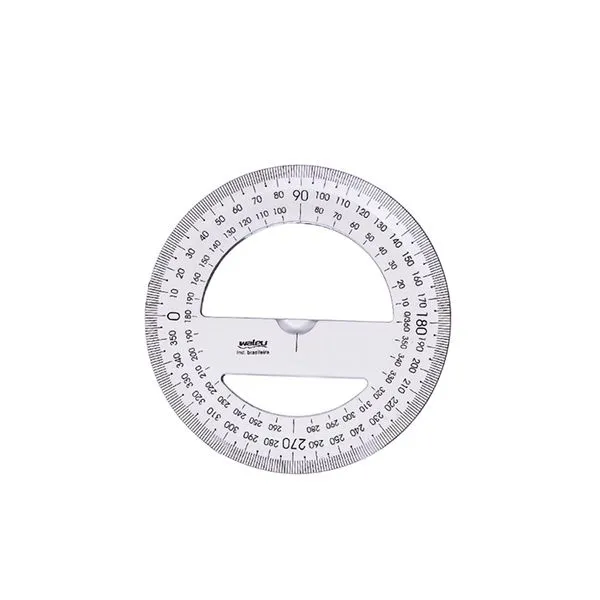 Transferidor 360 Graus New Line Cristal - Waleu