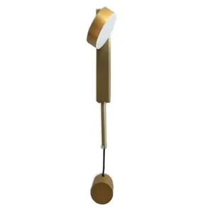 Arandela Dcb01717 7W 3000K Fluxo Luminoso 700LM Estrutura em Metal e Acrílico Dourado Casa Chafariz Arandela Dcb01717 7W 3000K com Fluxo Luminoso 700LM Dourado Casa Chafariz