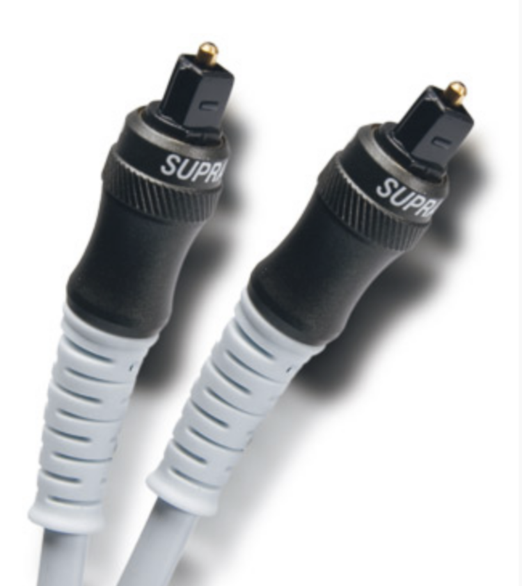 Cabo Óptico Supra Cable ZAC TOSLINK OPTICAL 1M