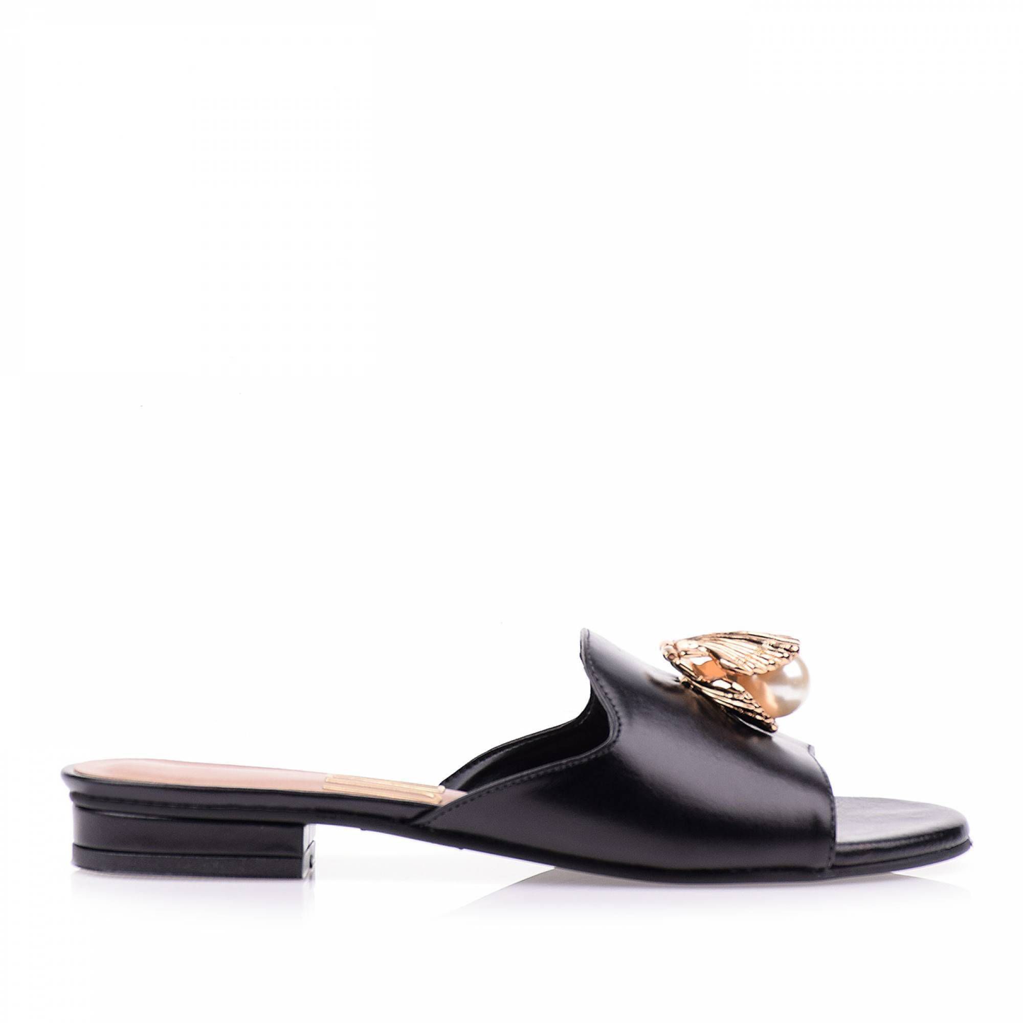 Flat Couro Preto