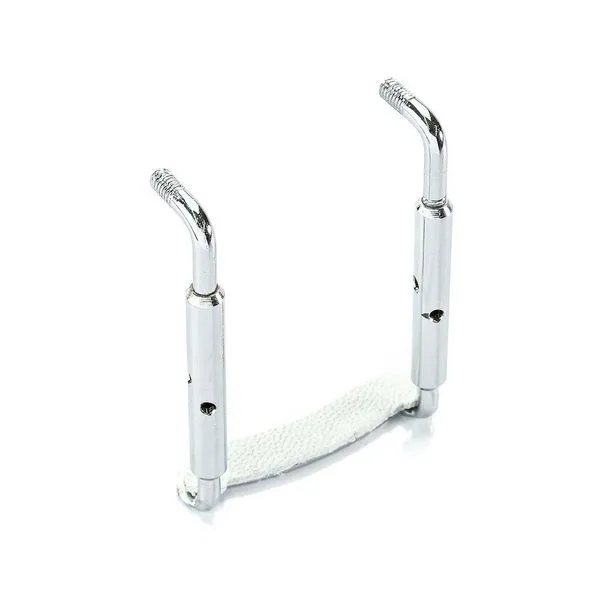 Ferragem para Queixeira de Viola de Arco 35MM Acabamento Cromado Prata Class Ferragem Queixeira Viola de Arco 35MM Cromada Prata Class