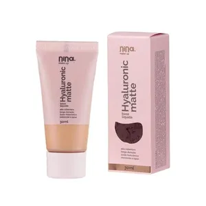 Base Líquida Nina Makeup Hyaluronic Matte Cor 05 BASE LIQ NINA MAKEUP HYALURONIC MATTE CO