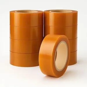 Kit 9 Fitas Adesiva Larga Durex Laranja 250m Embalagem Fechamento Caixa Uso Geral Resistente
