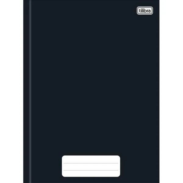 Caderno Brochurão 80 Folhas Capa Dura Pepper Preto