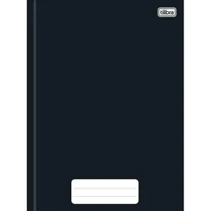Caderno Brochurão 80 Folhas Capa Dura Pepper Preto