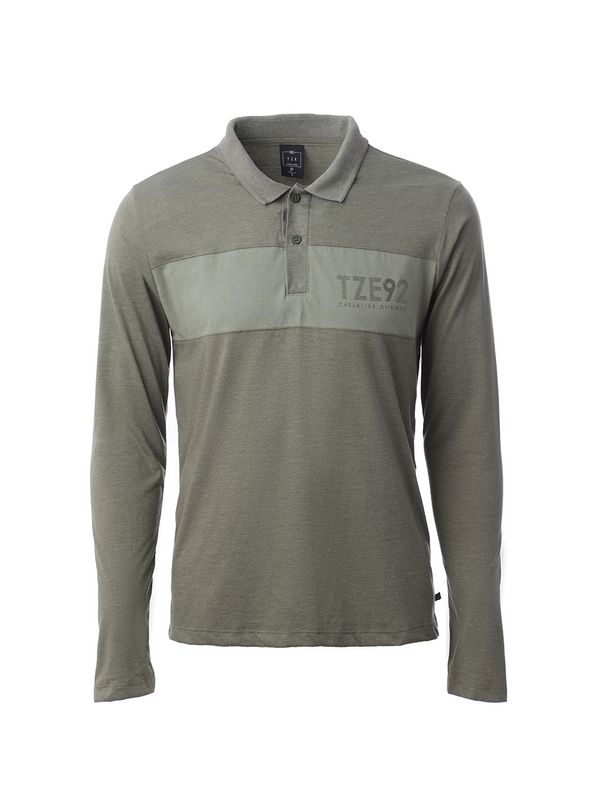 Polo Manga Longa Masculina VERDE G
