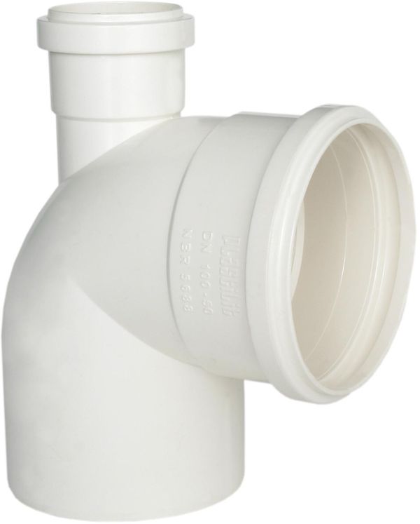 Joelho Esgoto Plastilit 90° 100X50 com Vista