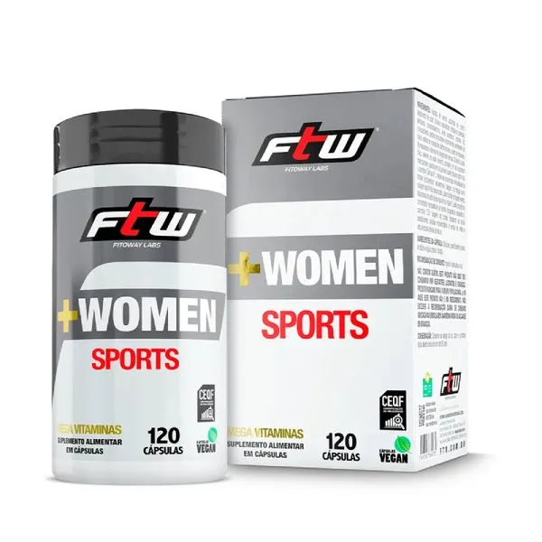 Multivitamínico +Women Sports FTW 120caps