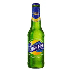 Cerveja Lager Pressed Lemon Flying Fish Garrafa 330ml