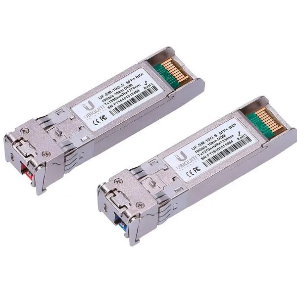 Módulo Óptico Monomodo Bidirecional De 10 Gbps 2 Unidades Ubiquiti (MP)
