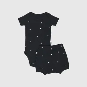 Conjunto Body e Shorts Preto Baby Gut P