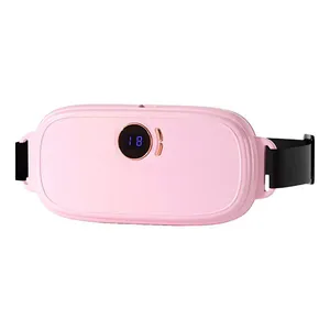 Massageador Térmico Abdominal com Vibração Rosa