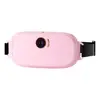 Massageador Térmico Abdominal com Vibração Rosa